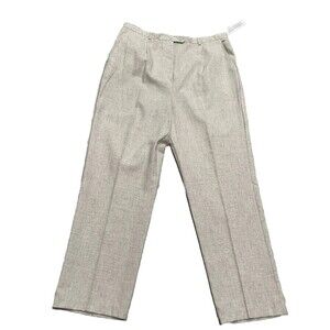 New Womens Pants Sag Harbor Linen Blend size 18 light business casual PLUS